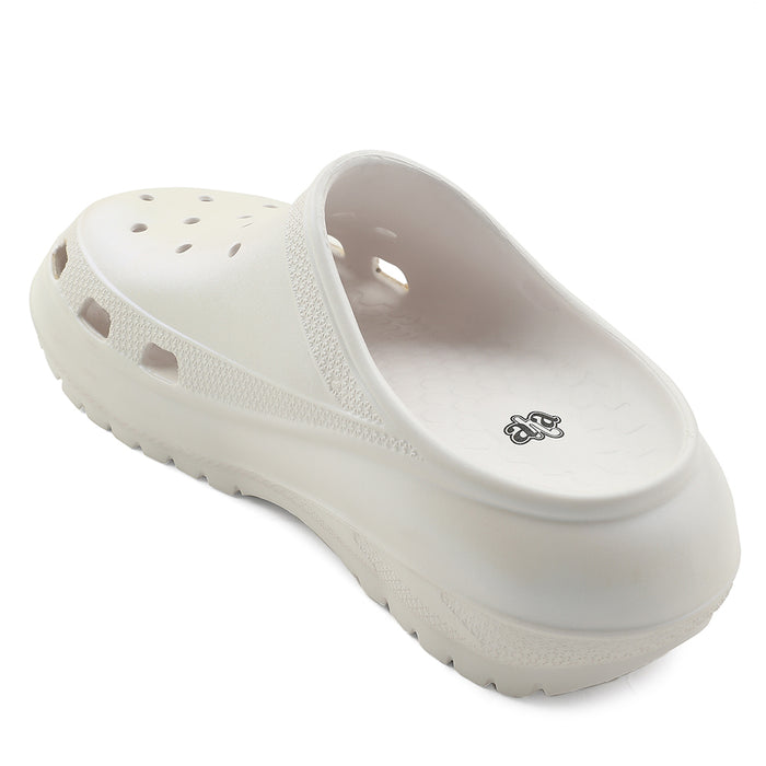A-HA White Slingback Clogs For Women LB418-1E By Liberty