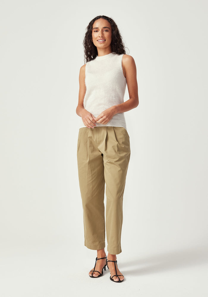 Afra Singlet - Alabaster