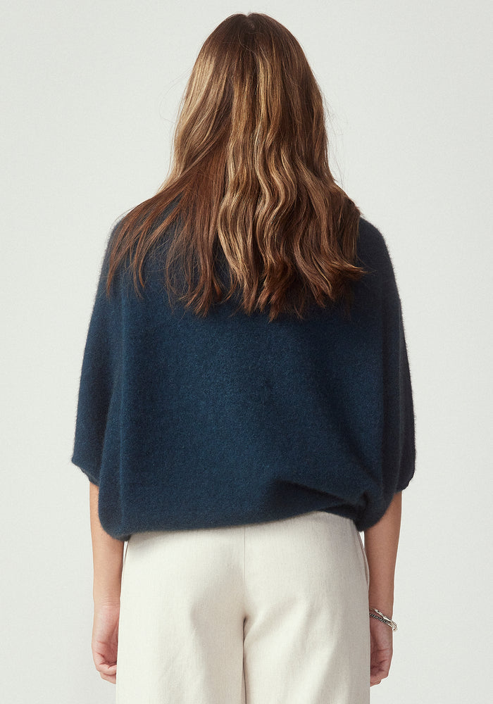 Air Cape Sweater - Deep Teal