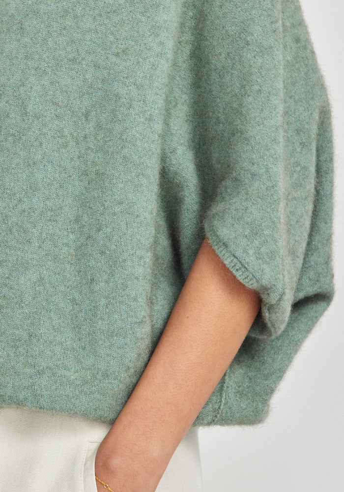 Air Cape Sweater - Eggshell