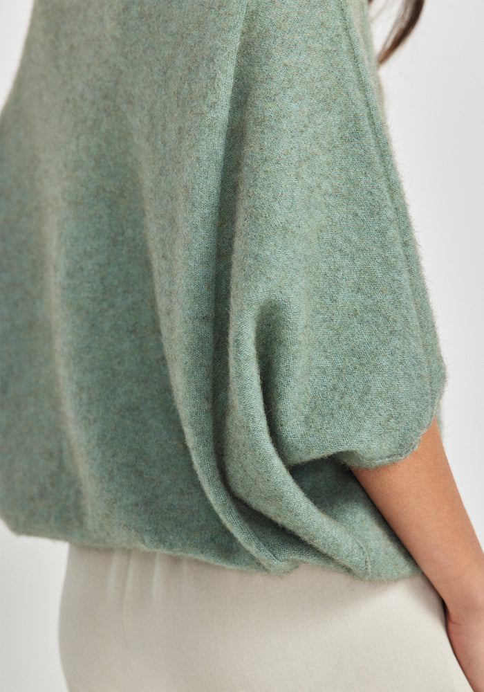 Air Cape Sweater - Eggshell