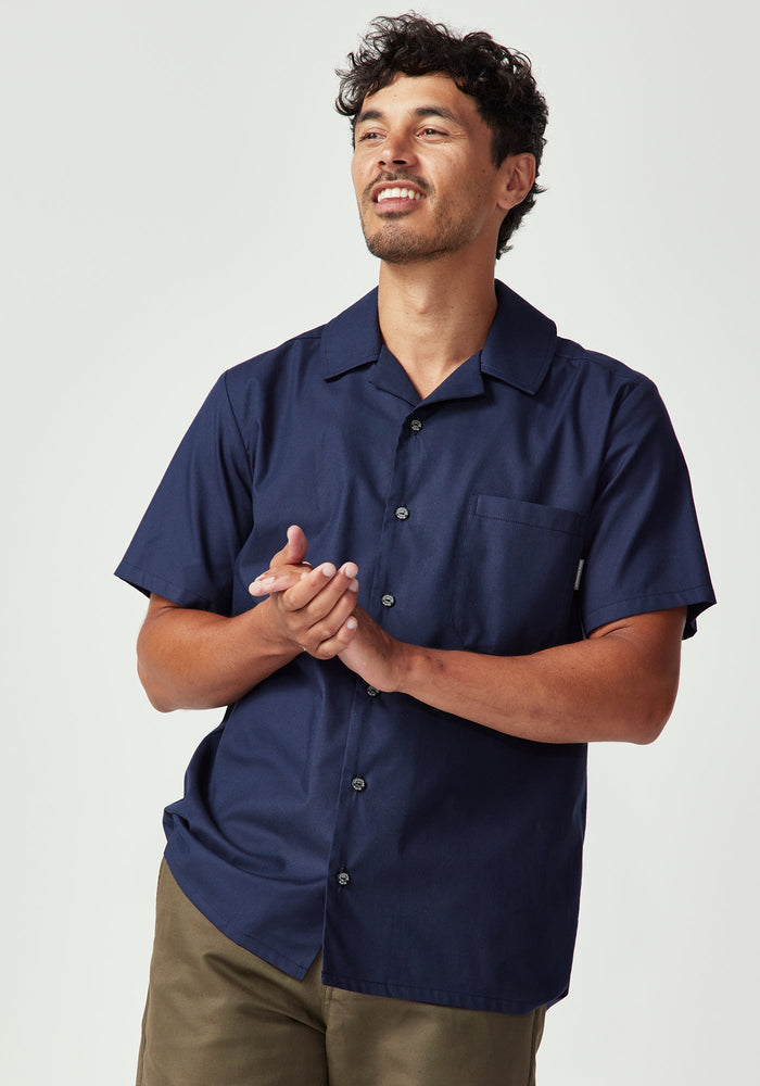 Andy Short Sleeve Shirt - Ink Blue