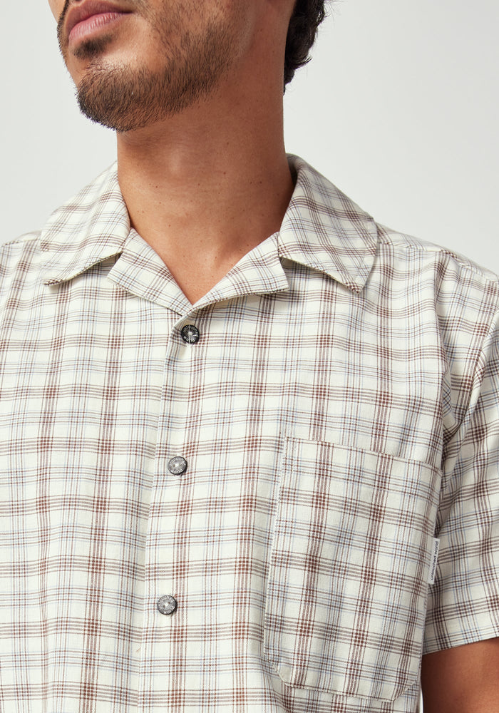Andy Short Sleeve Shirt - Oak Check
