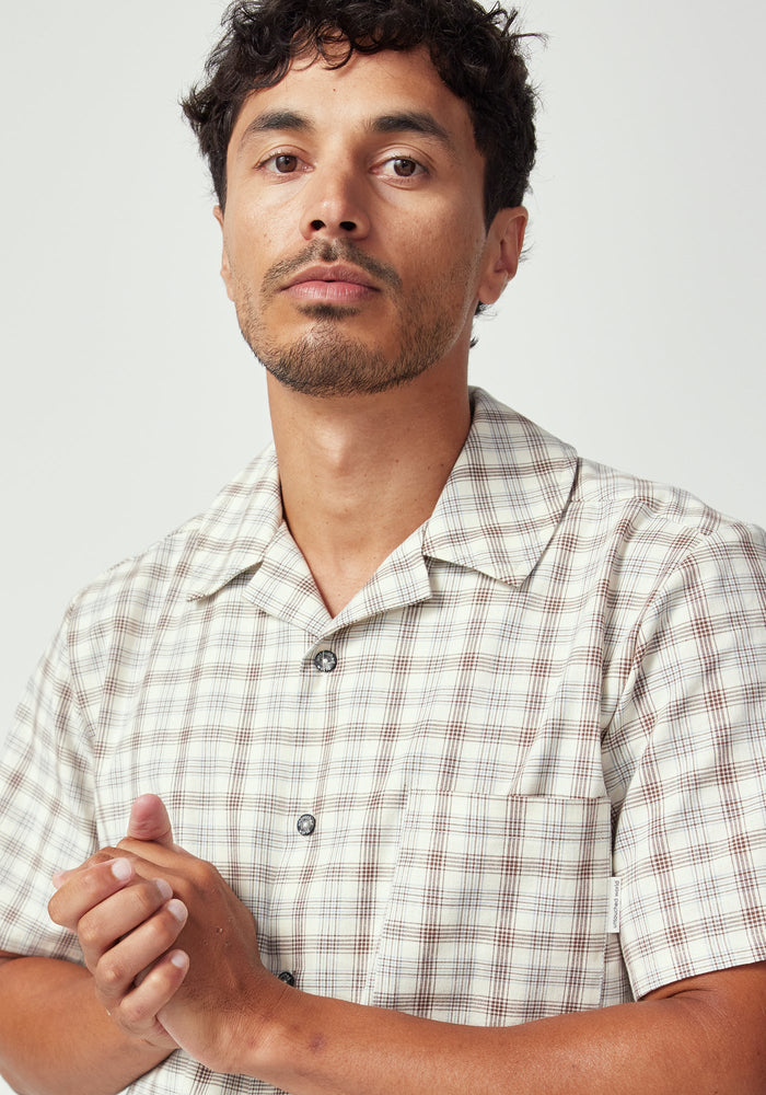 Andy Short Sleeve Shirt - Oak Check