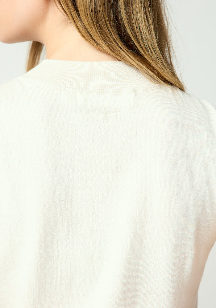 Arlee Singlet - White Linen