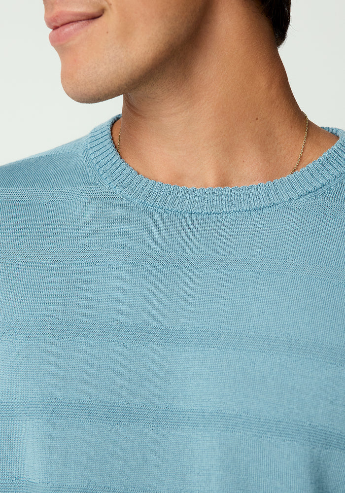 Arthur Texture Crew - Seafoam