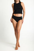 Basic Mid-Rise Brief Light Black