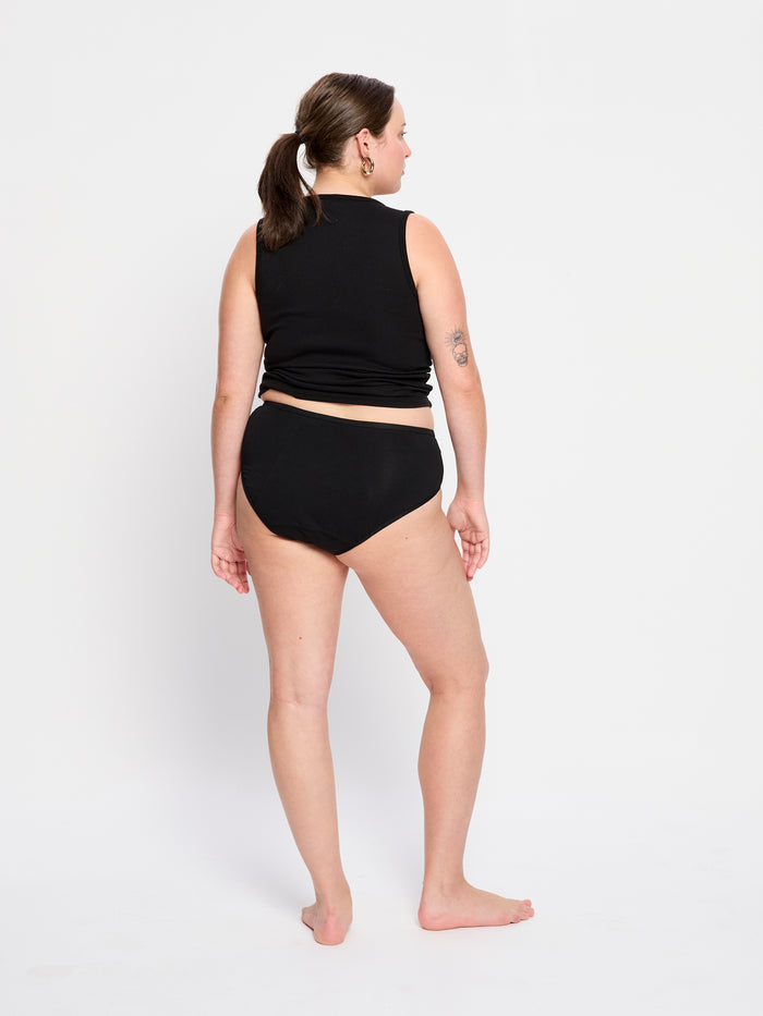 Basic Mid-Rise Super Black 3 Pack