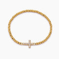Beaded Cross Bracelet
