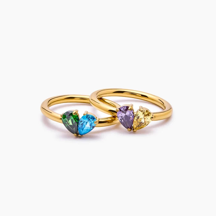 Forever Birthstone Heart Ring