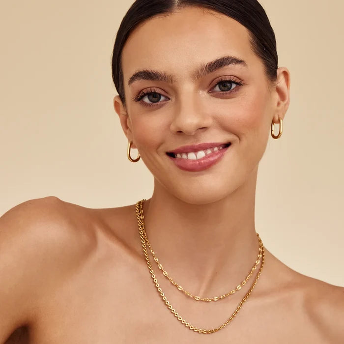 Bold Sequin Chain Necklace