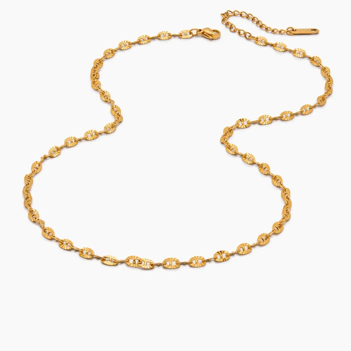 Bold Sequin Chain Necklace