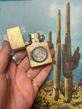 ✙ Brass Buffalo Nickel Lighter