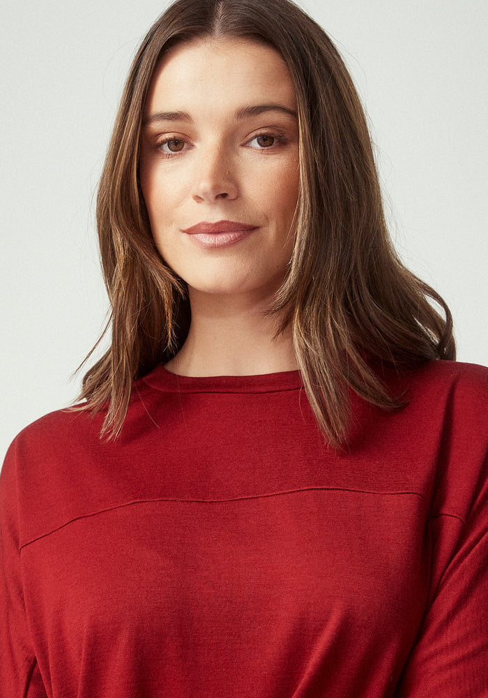 Briar Tee - Bordeaux