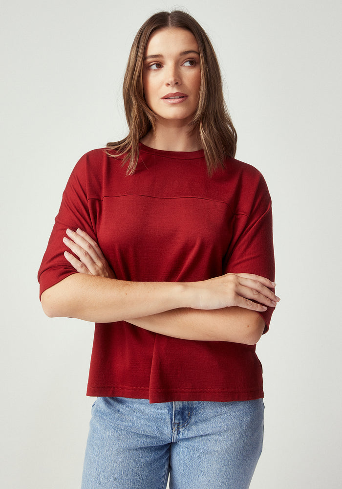 Briar Tee - Bordeaux