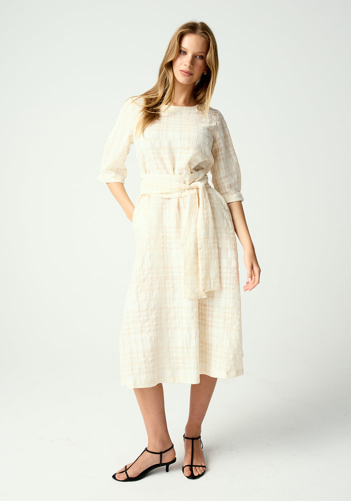 Chiyo Dress - Canvas Check