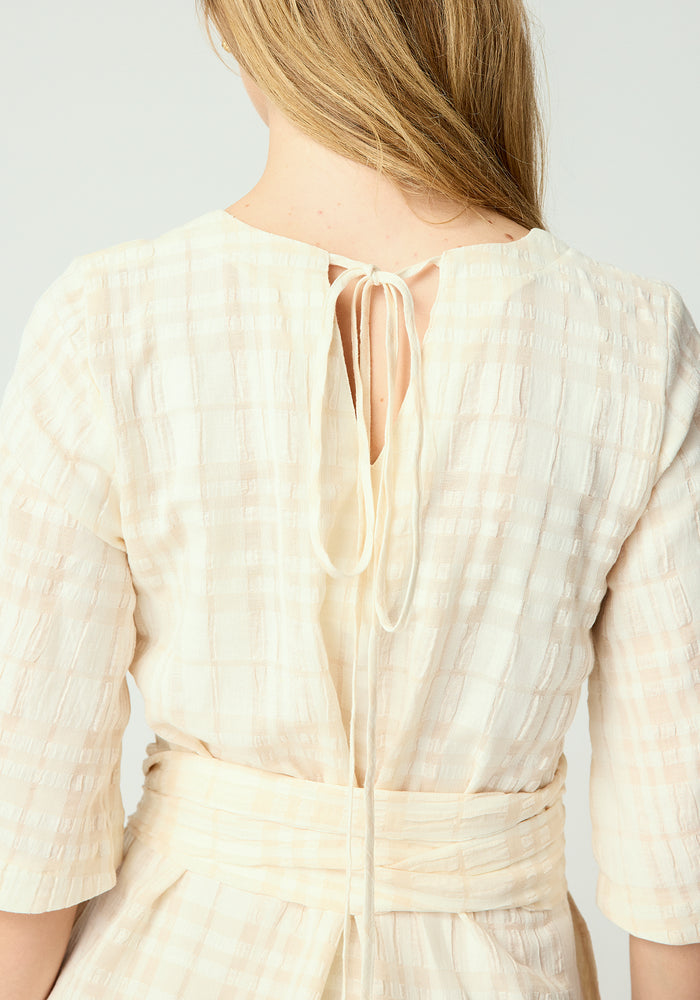 Chiyo Dress - Canvas Check
