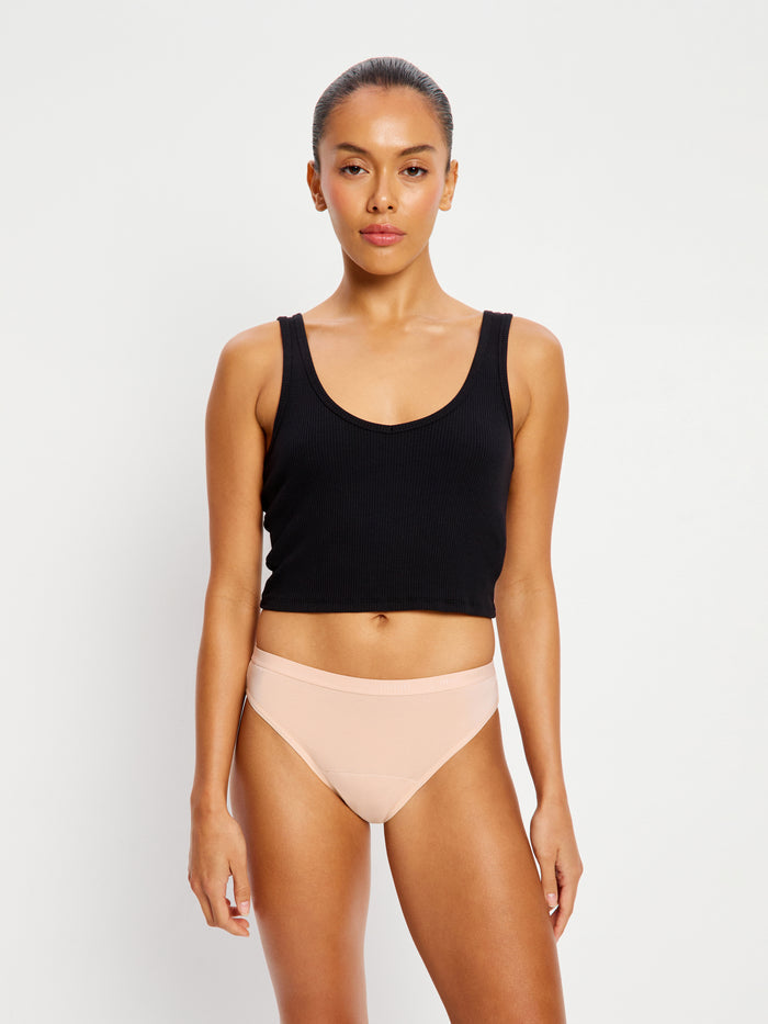 Classic Bikini Moderate Cashew