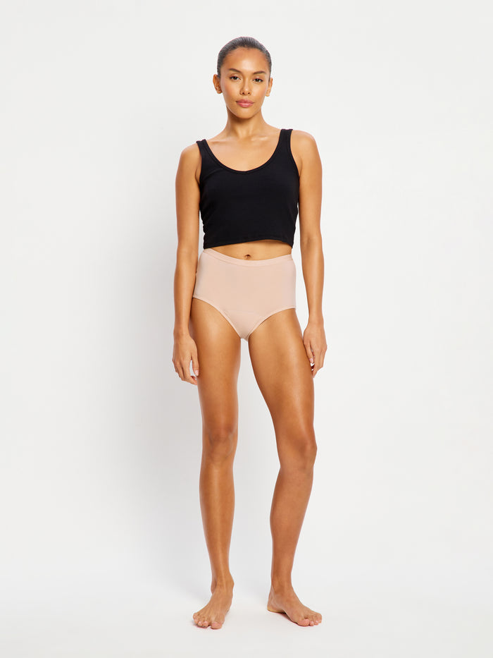 Classic Full Brief 5 Pack Cashew