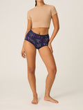 Classic Full Brief Moderate Passion Vine Navy