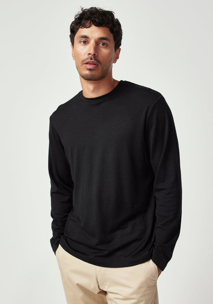 Classic Mountainsilk Crew - Black