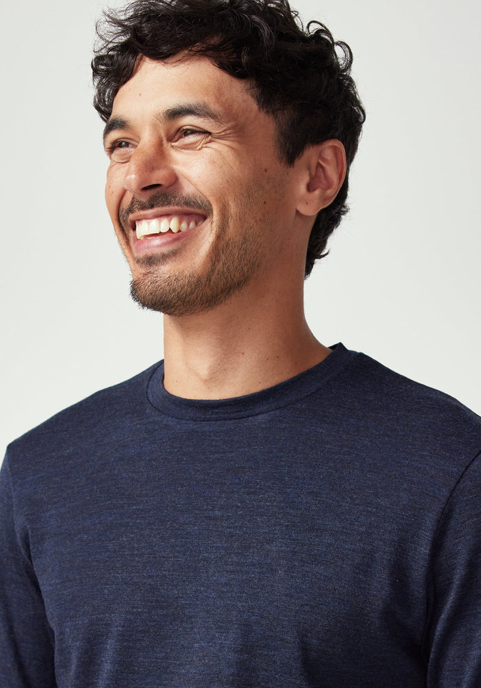 Classic Mountainsilk Crew - Dark Navy