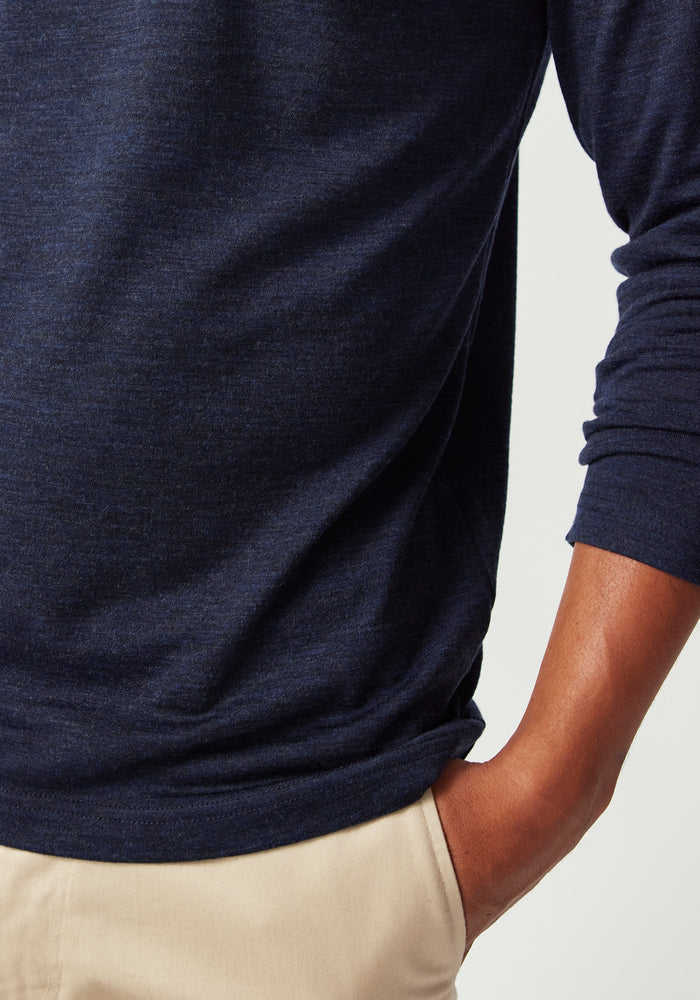 Classic Mountainsilk Crew - Dark Navy