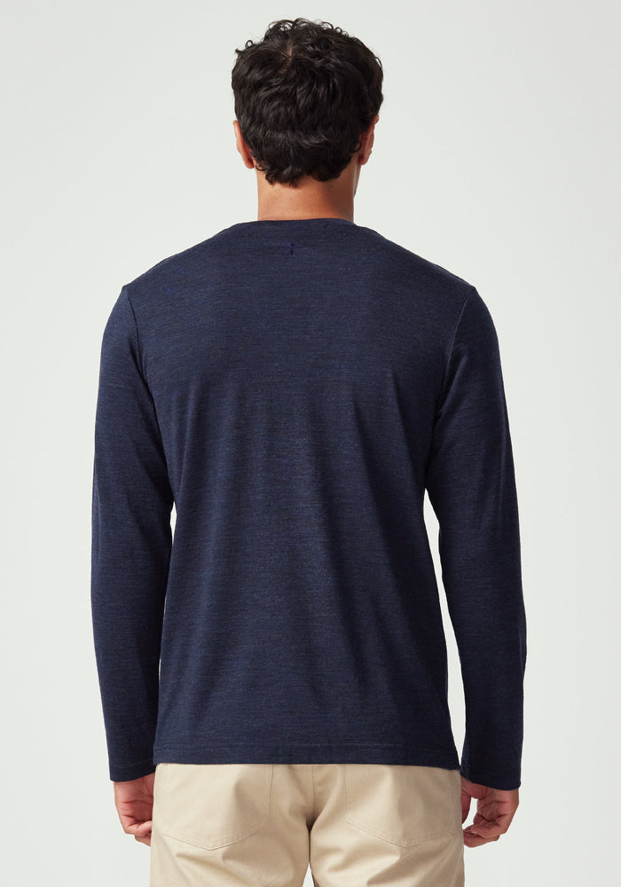 Classic Mountainsilk Crew - Dark Navy