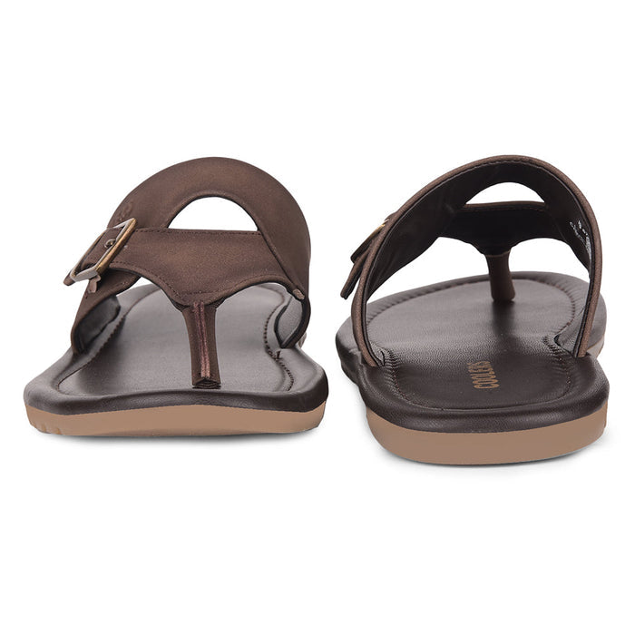 Coolers By Liberty CAROL-6 Casual Slippers For Men - Brown