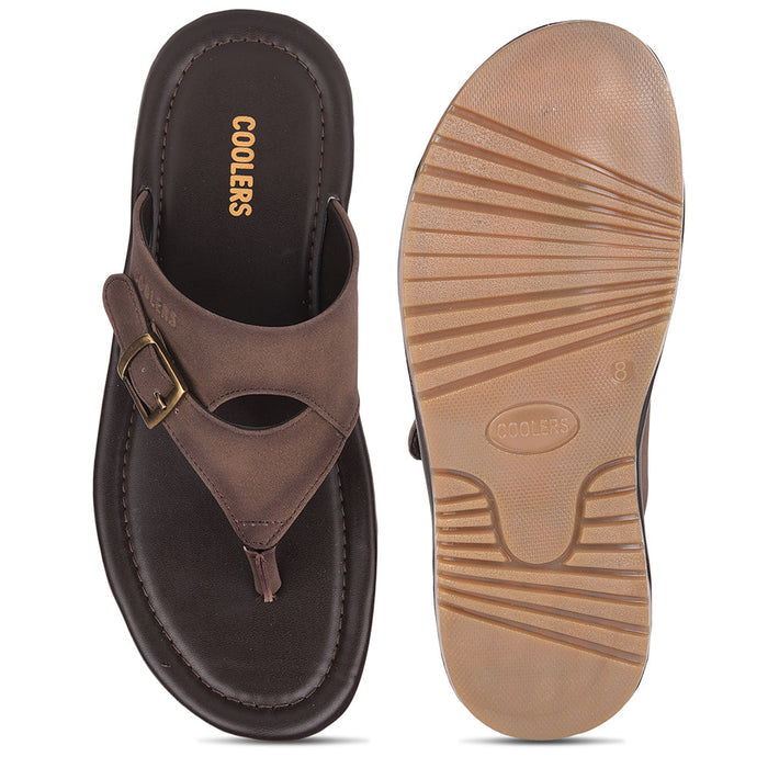Coolers By Liberty CAROL-6 Casual Slippers For Men - Brown