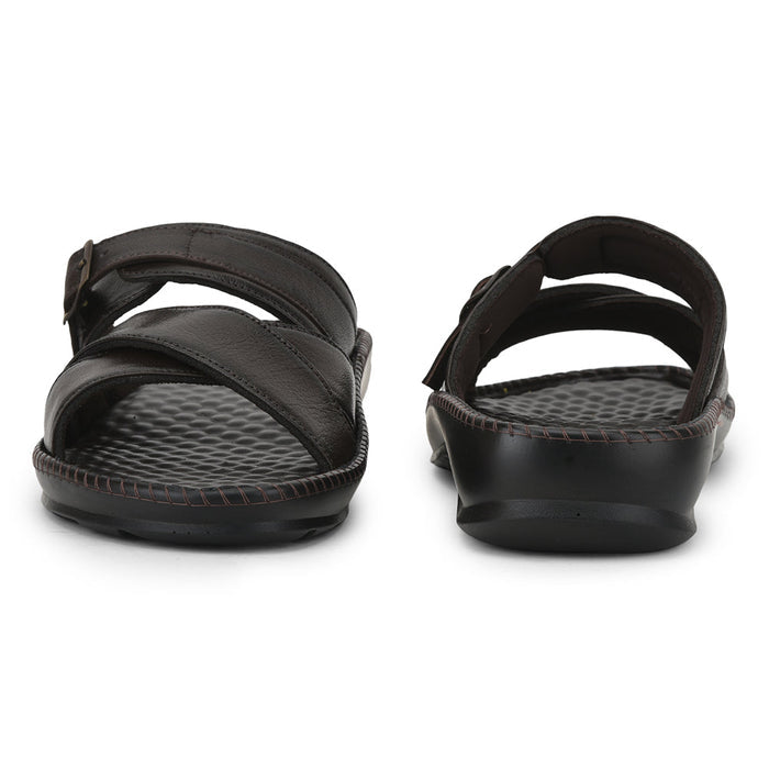 Coolers Casual (Brown) Slippers For Men STEAMER-3 By Liberty