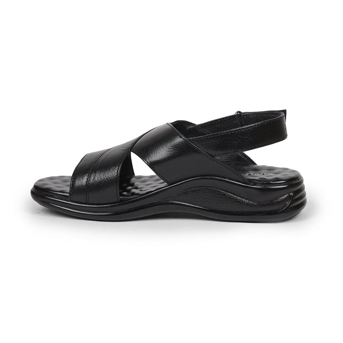 Coolers Formal (Black) Sandals For Men 213-154 By Liberty