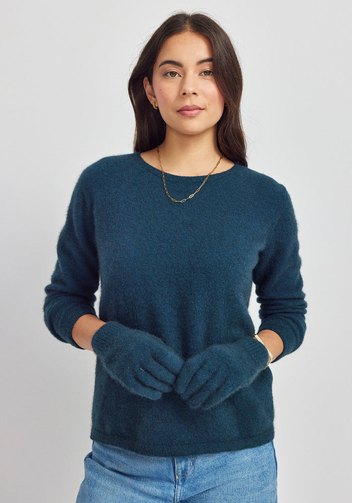 Cosy Gloves - Deep Teal