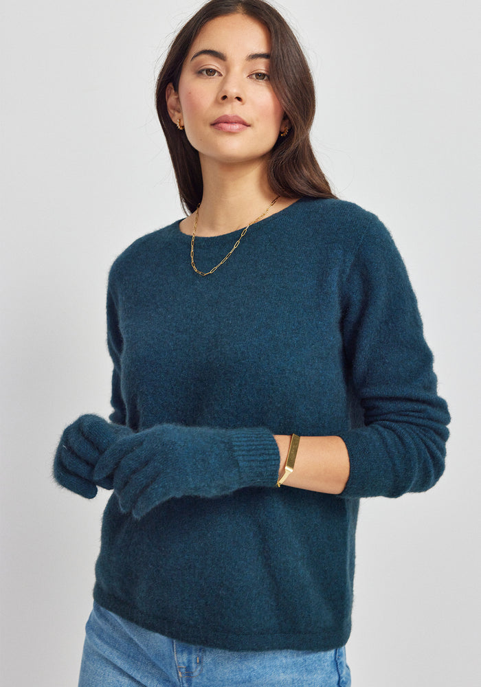 Cosy Gloves - Deep Teal
