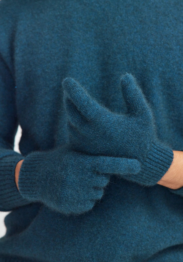 Cosy Gloves - Deep Teal