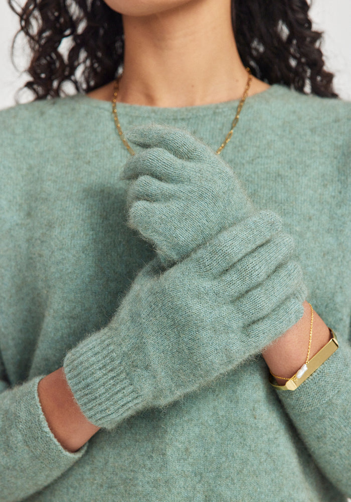 Cosy Gloves - Eggshell