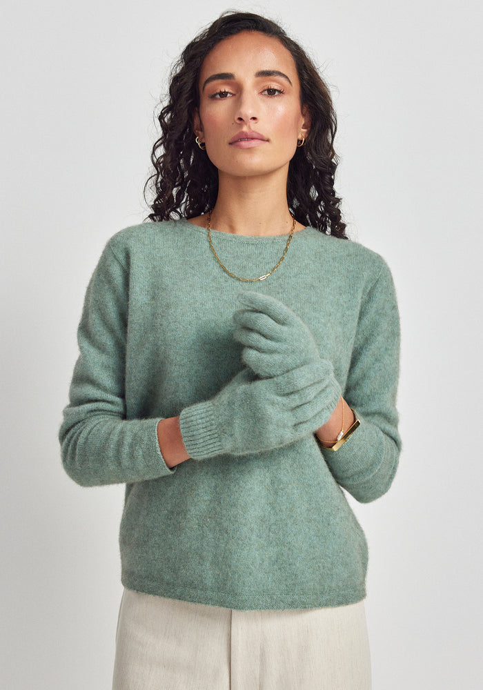 Cosy Gloves - Eggshell