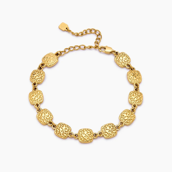 Crushed Disc Bracelet
