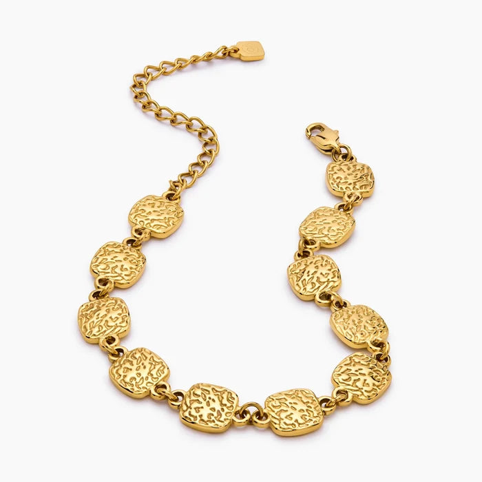 Crushed Disc Bracelet