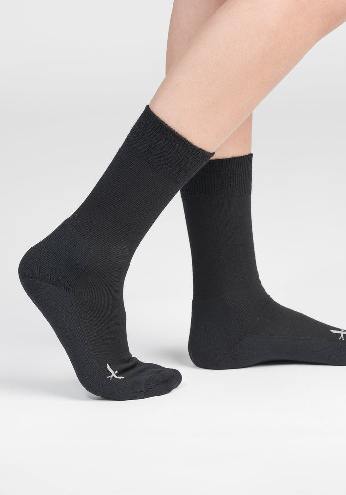 Cushion Sole Socks - Black