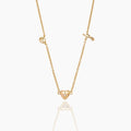 Dainty Cursive Initial Necklace