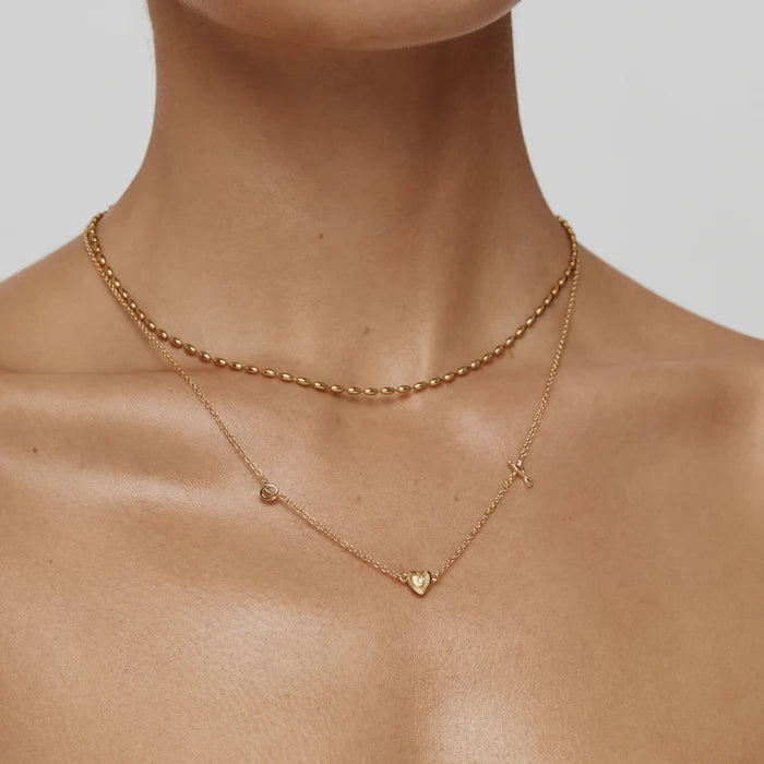 Dainty Cursive Initial Necklace