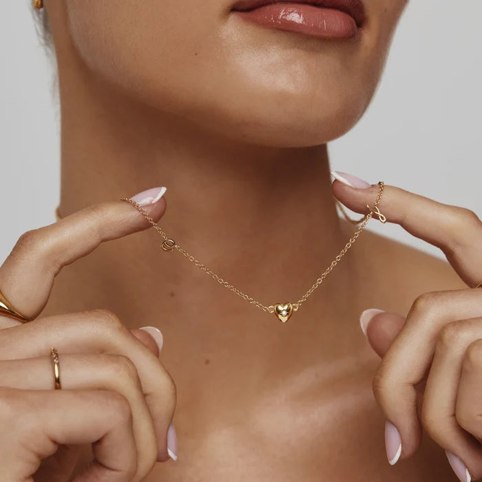 Dainty Cursive Initial Necklace