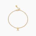 Dainty Initial Charm Bracelet