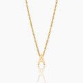 Dainty Initial Charm Necklace