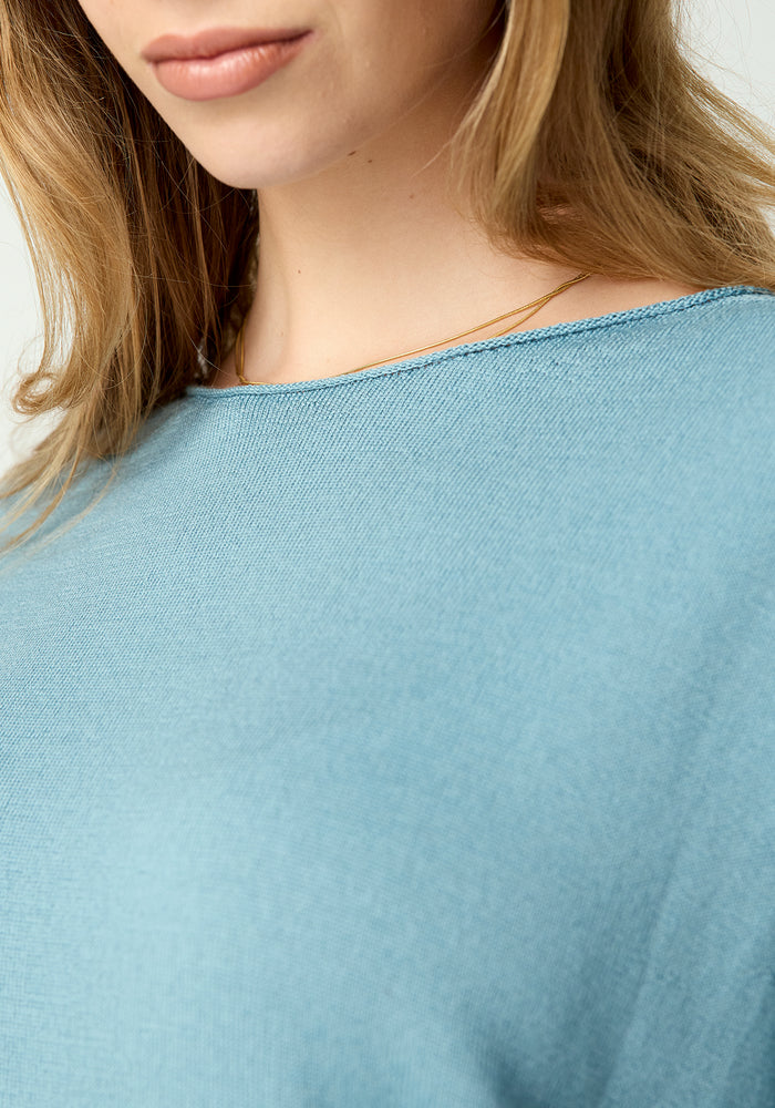 Easy Knit Tee - Seafoam