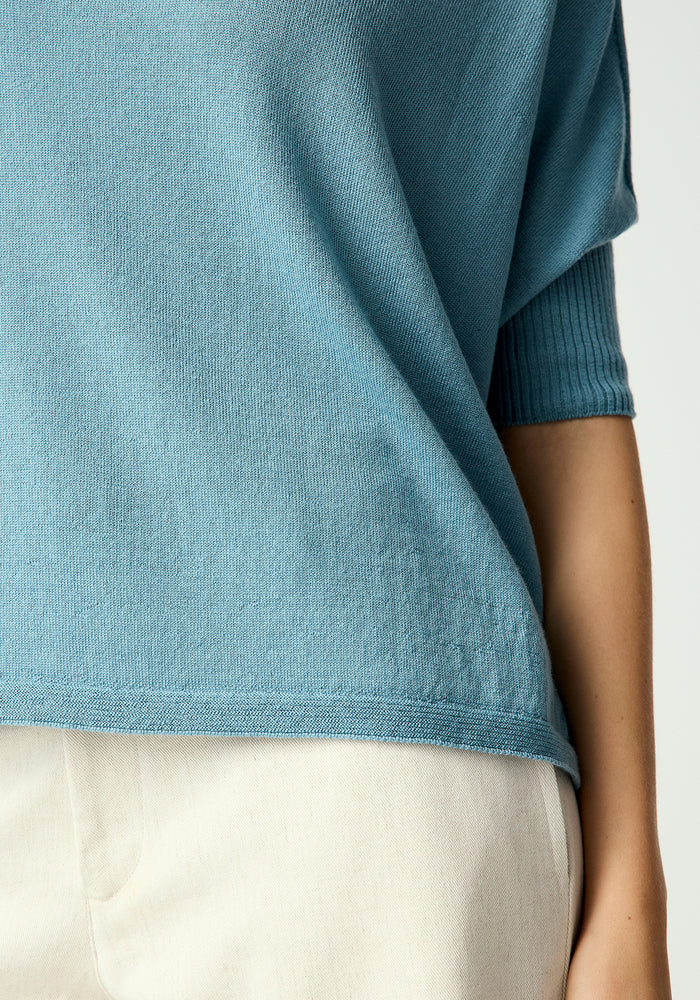 Easy Knit Tee - Seafoam