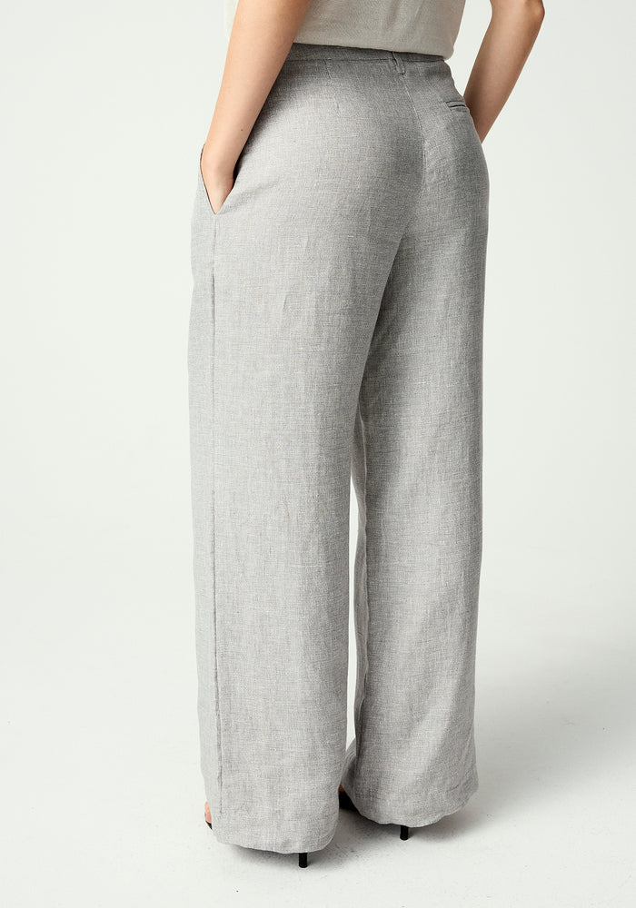 Elias Pant - Greige Fleck