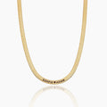 Engraved Herringbone Necklace
