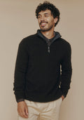 Estuary Half Zip - Chocolate/Slate